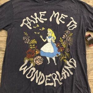 NWT Disney “Take me to wonderland” Tshirt L